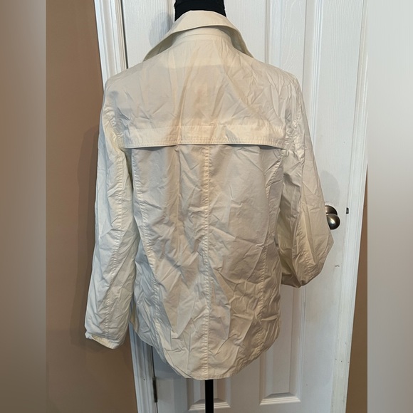 Chico’s Cream Zip Jacket Size 1 - Picture 2 of 5